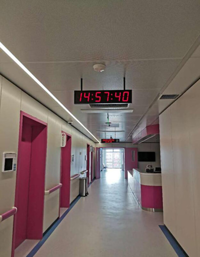 醫院數字子鐘成功上架 醫院數字子鐘成功上架