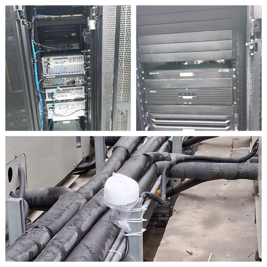 NTP授時服務器上架竣工實景圖 NTP授時服務器上架竣工實景圖